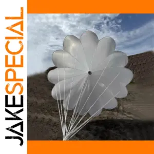 White Model Flying Parachute 1.4m & 2.2m