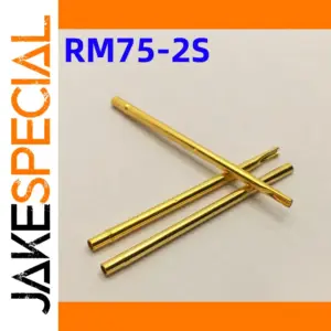 Gold Colored RM75-2S Test Receptacle for Precision