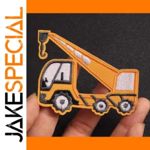 Crane Locomotive Patch Set of Five