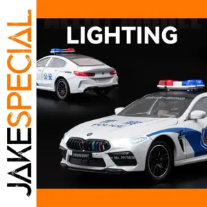1/24 Police Car Model with Lights and Sounds