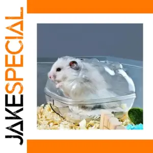 Transparent Small Pet Toilet Cage for Hamsters