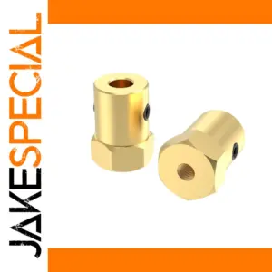 D12L18 Brass Hexagon Tire Connector