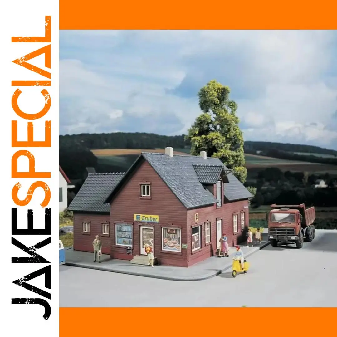 Miniature Shop Town House Model for Dioramas 1 Miniature Shop Town House Model for Dioramas