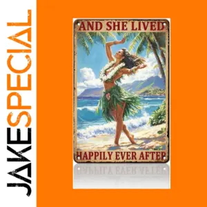 Vintage Hawaiian Metal Sign 30x40cm