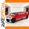 Red 1:32 Diecast Hummer H2 Limousine Model