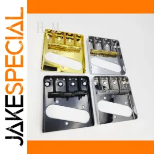 Stylish Metal Guitar Bridge for Six-String Electric Guitars