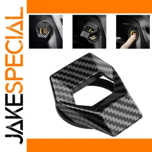 Engine Start Button Cover - Zinc Alloy, 3cm Diameter