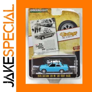 1970 Datsun 510 Scale Diecast Model in Blue