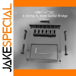 Black Stainless Steel Guitar Bridge for Stratocaster