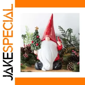 Festive Resin Christmas Garden Gnome
