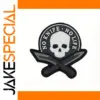 Bold 3D PVC Skull Patch for Gear