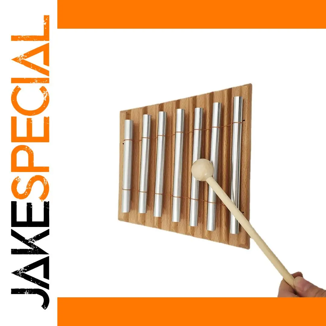 Elegant Wooden and Metal Musical Chimes Set 1 Elegant Wooden and Metal Musical Chimes Set