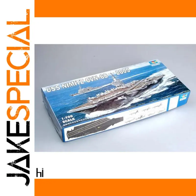 Discover the Intricacy of the USS Nimitz CVN-68 Model Kit 1:700 Scale 1 5fe0403a75af40ffa38fcf9e product image