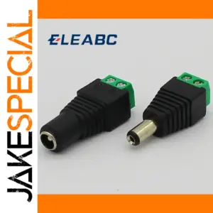 220V Solderless DC Power Connector Set for CCTV