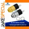 Gold-Plated 3.5mm Female Audio Jack Connector