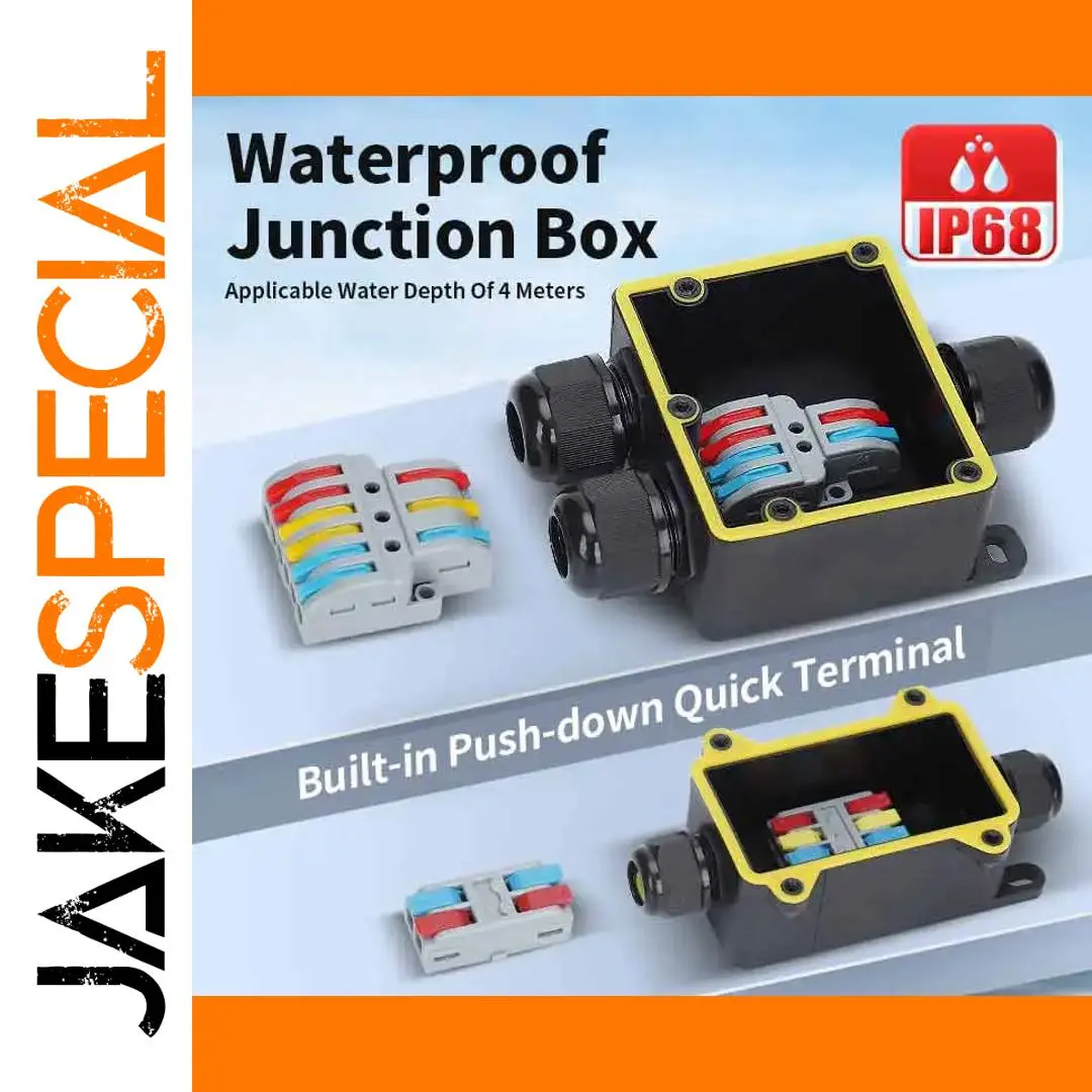 Outdoor Waterproof Junction Box 32A 250V IP68 1 Outdoor Waterproof Junction Box 32A 250V IP68