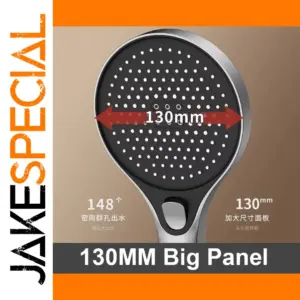 13cm High-Pressure Round Shower Head with Multiple Modes