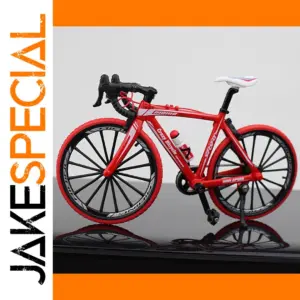 Red Alloy Off-Road Mountain Bike Model
