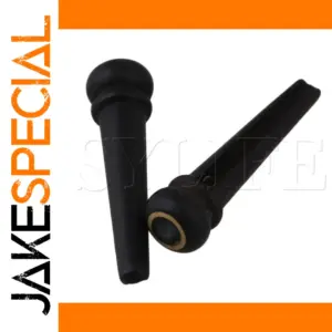 Ebony Guitar Bridge Pins Set (6 pcs)