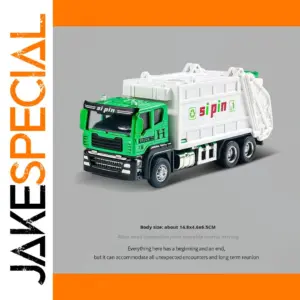 1/64 Alloy Garbage Truck Toy Model