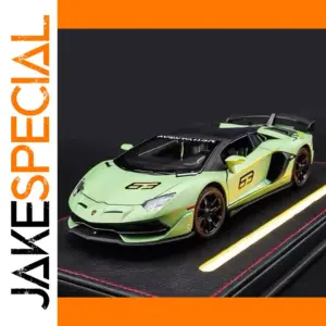 Green 1/32 Lamborghini Aventador SVJ Diecast Model