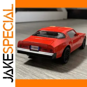 Red Pontiac Firebird Trans Am Diecast Model 1:32 Scale