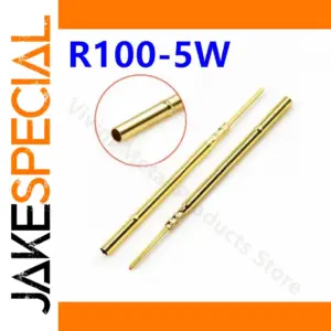 Gold-Plated R100-5W Test Receptacle, Pack of 20