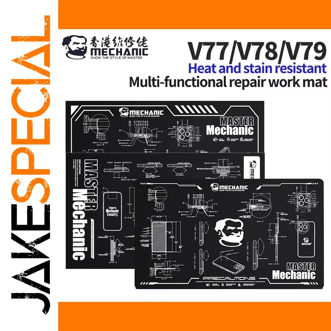 MECHANIC Silicone Repair Mat 600x350x1.8mm 1 MECHANIC Silicone Repair Mat 600x350x1.8mm