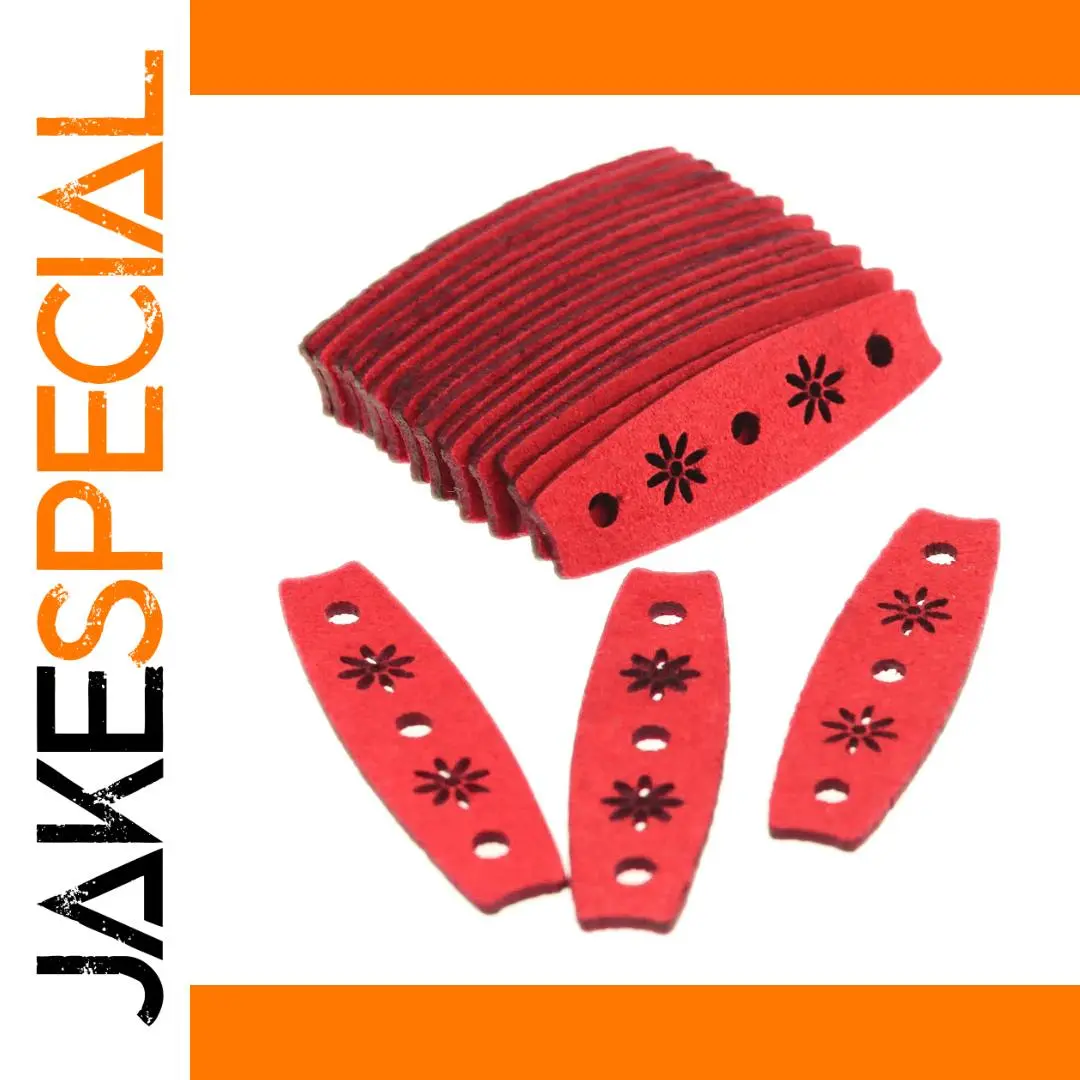 Red Microfiber Leather Slingshot Pouches Set 1 Red Microfiber Leather Slingshot Pouches Set