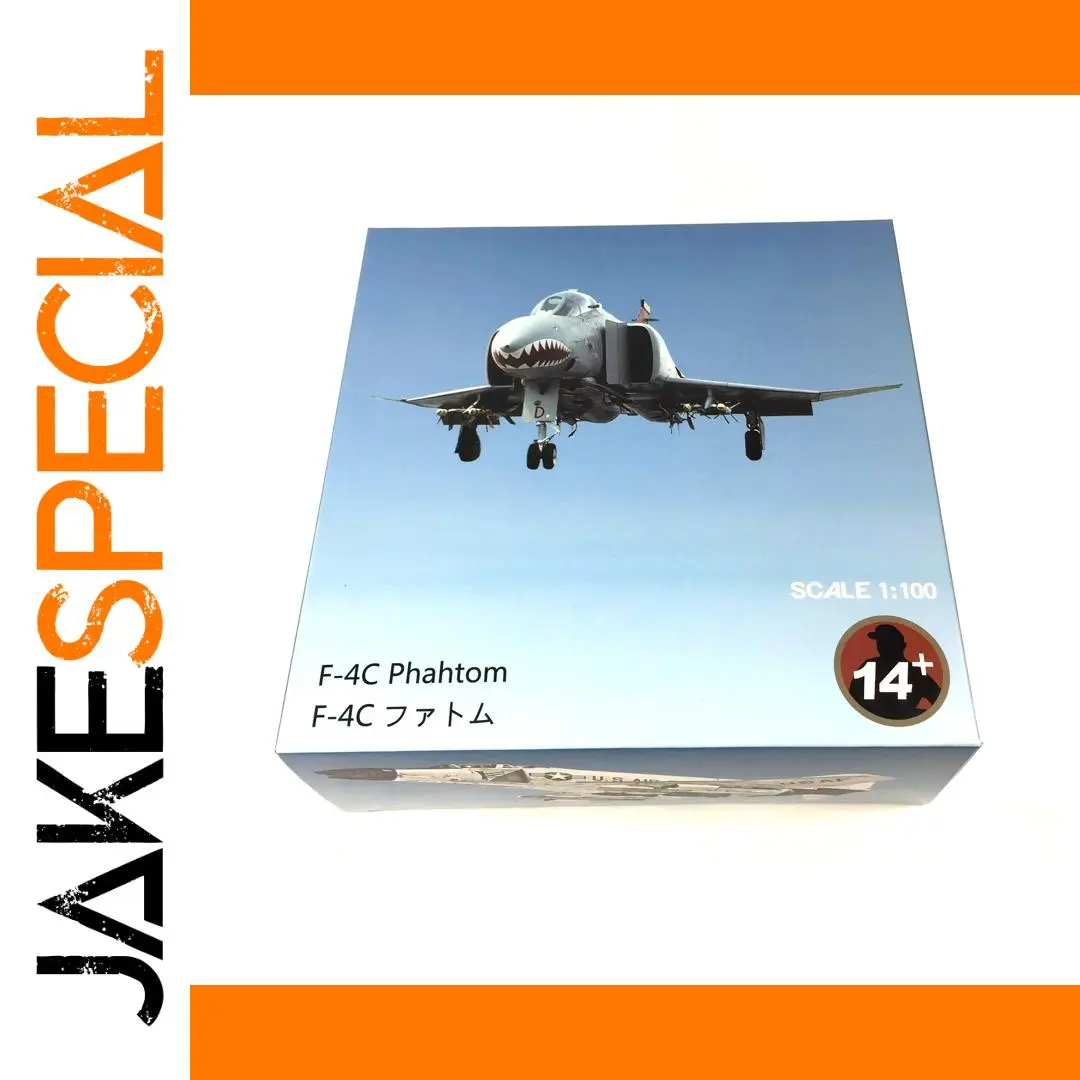F-4 Phantom Diecast Model Aircraft 1:100 Scale 1 F-4 Phantom Diecast Model Aircraft 1:100 Scale