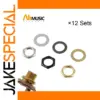 Bass Guitar Nut and Washer Set for 9mm Jacks