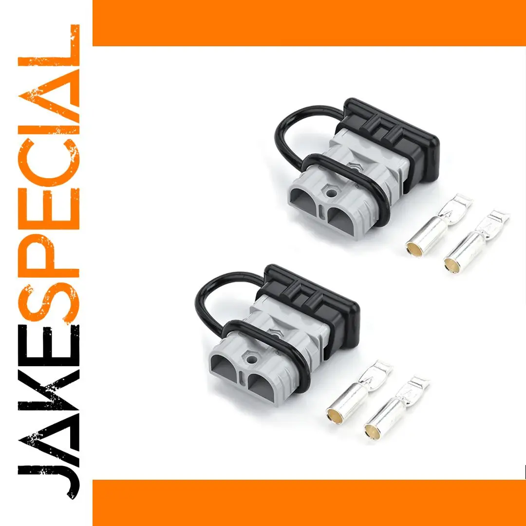 Heavy-Duty Anderson Power Connector, 50A-350A 1 Heavy-Duty Anderson Power Connector, 50A-350A