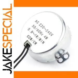 220-240V 4W Synchronous Geared Motor 0.8-10RPM