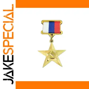 Soviet-Inspired Patriotic Medal 6x3cm
