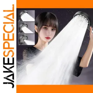 High-Pressure Shower Head with 3 Spray Modes