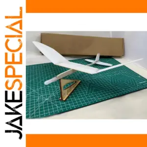 Indoor White Model Glider with 350mm Wingspan