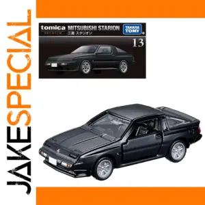 Black Mitsubishi Starion Diecast Model 1:64 Scale