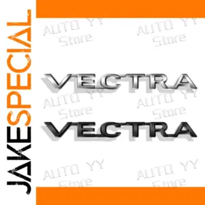 Opel Vectra 3D Chrome Emblem for Fenders and Trunk