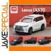 White Lexus LX570 Miniature Model 1:64 Scale