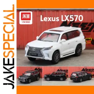White Lexus LX570 Miniature Model 1:64 Scale