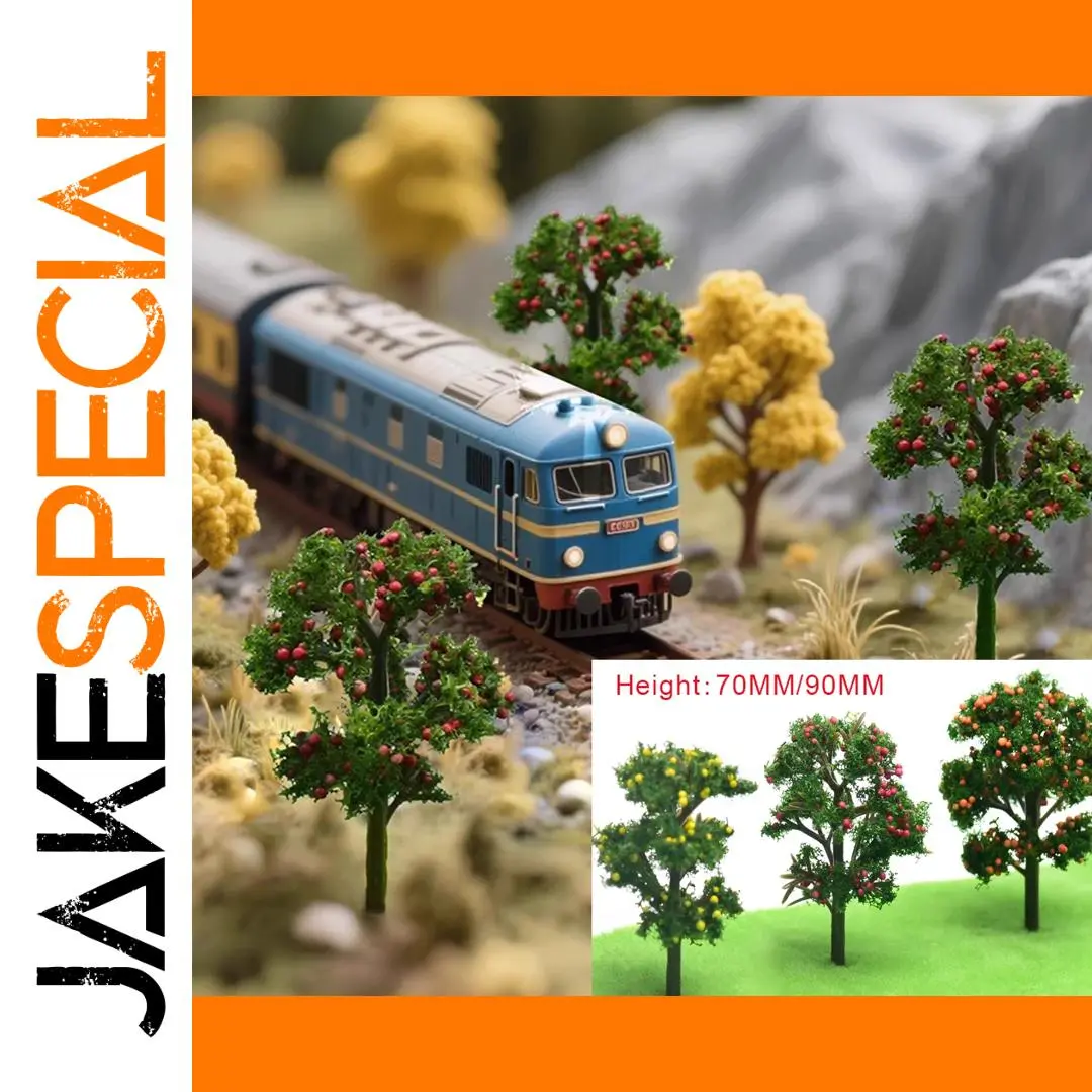 Miniature Fruit Trees for Dioramas Set 1 Miniature Fruit Trees for Dioramas Set