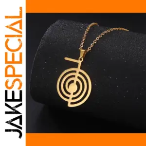 Stainless Steel Cho Ku Rei Pendant Necklace