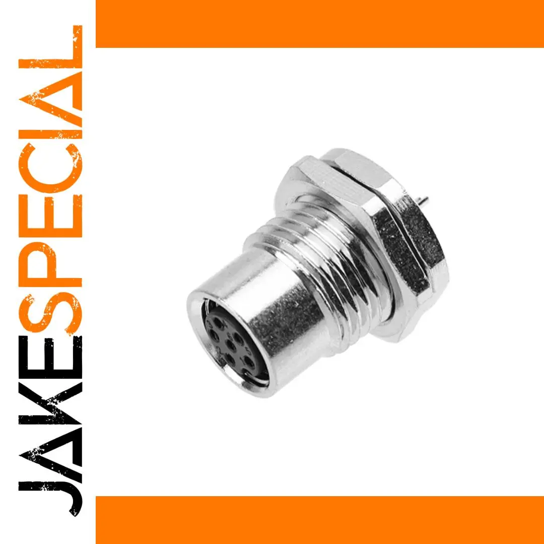 Industrial M8 Circular Connector with Multiple Pins 1 Industrial M8 Circular Connector with Multiple Pins