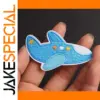Blue Airplane Patch Set - 5 Pieces