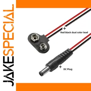 9V Power Cable Kit with Barrel Connectors