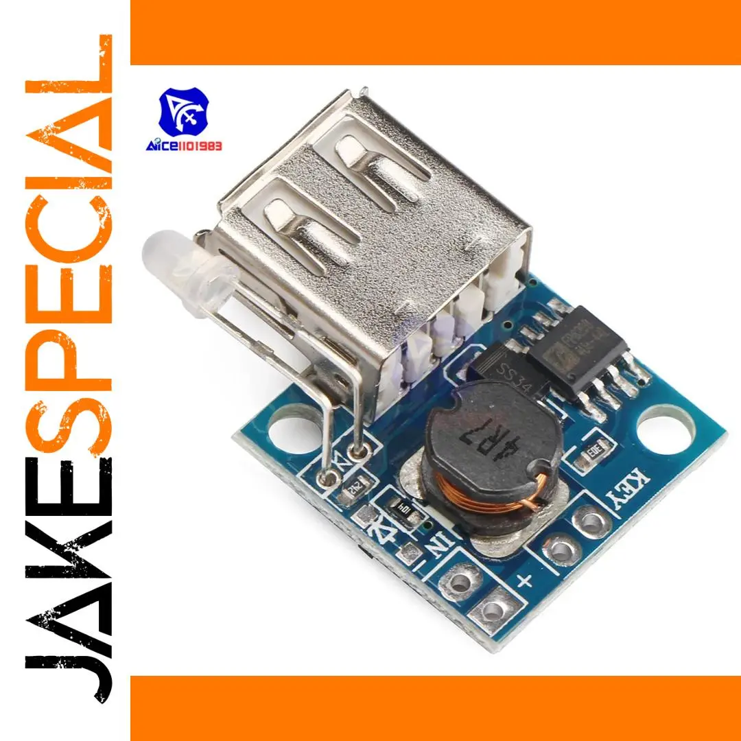 USB DC-DC Step-Up Boost Converter 2A, 5V Output 1 USB DC-DC Step-Up Boost Converter 2A, 5V Output