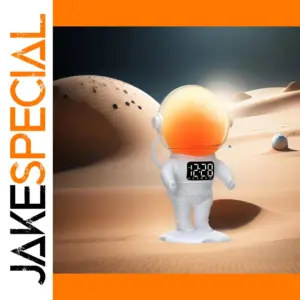 Space Astronaut Alarm Clock with Glow