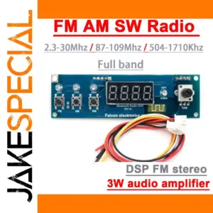 Full-Band Radio Receiver Module with Bluetooth 5.0