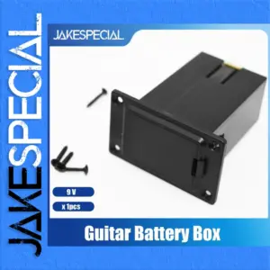 9V Guitar Battery Box ABS Plastic Compatible