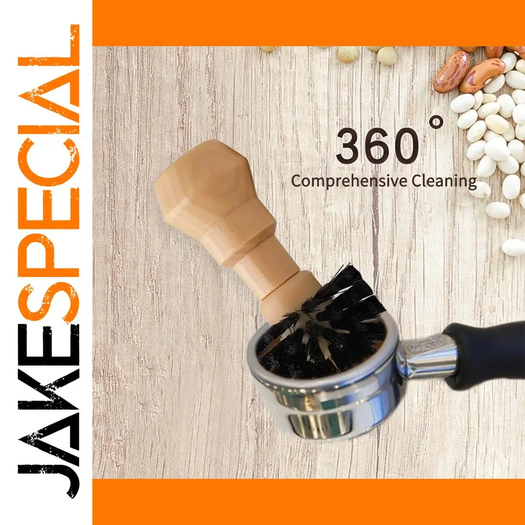 Portable Coffee Tamper Brush for 51mm–58mm Grinders 1 Portable Coffee Tamper Brush for 51mm–58mm Grinders